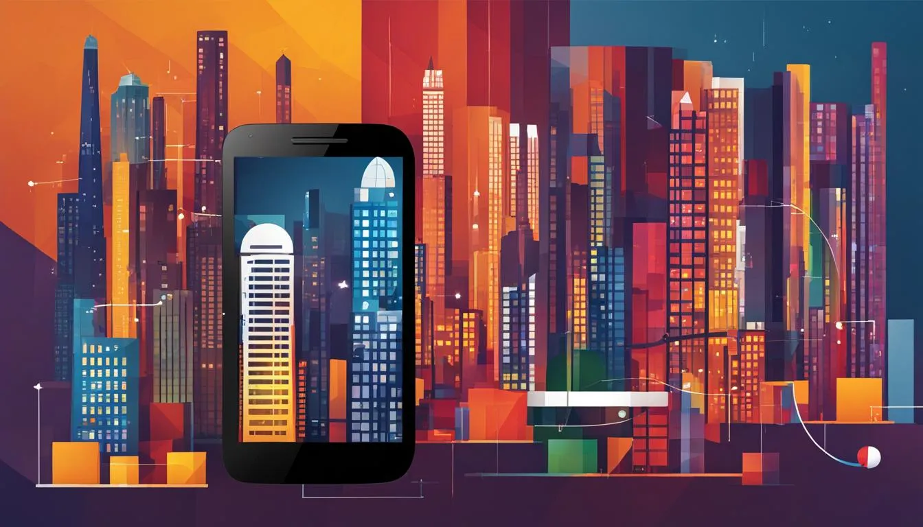 Ilustracja sieci komórkowych różnych generacji: 2G, 3G, 4G i 5G